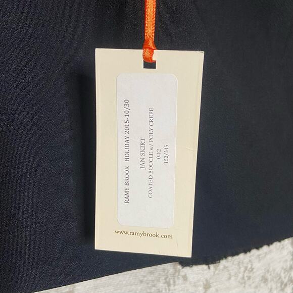 Ramy Brook Jan Boucle Pencil Mini Skirt in Black - Picture 5 of 6